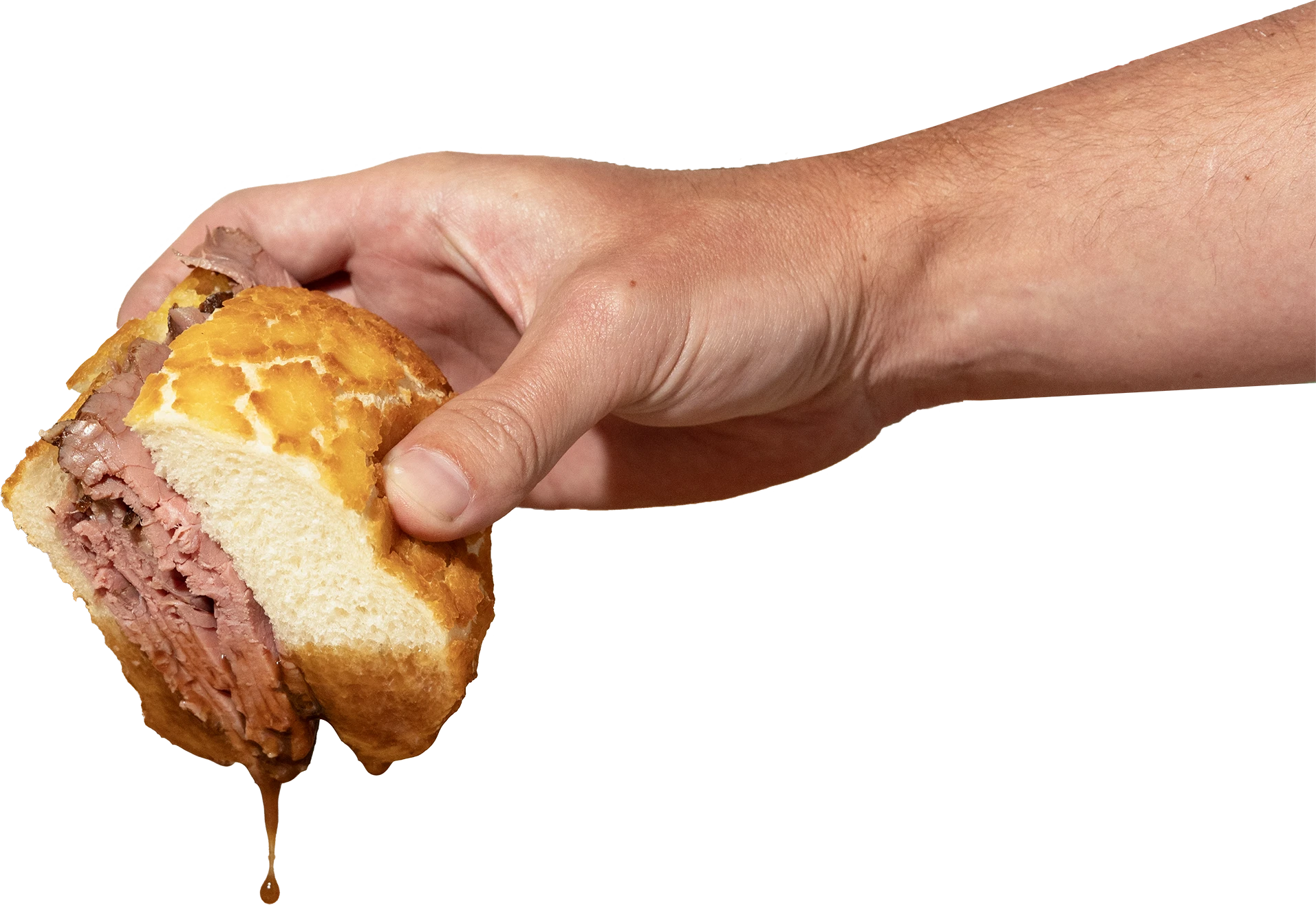Arm Dunking A Sandwich in Sauce