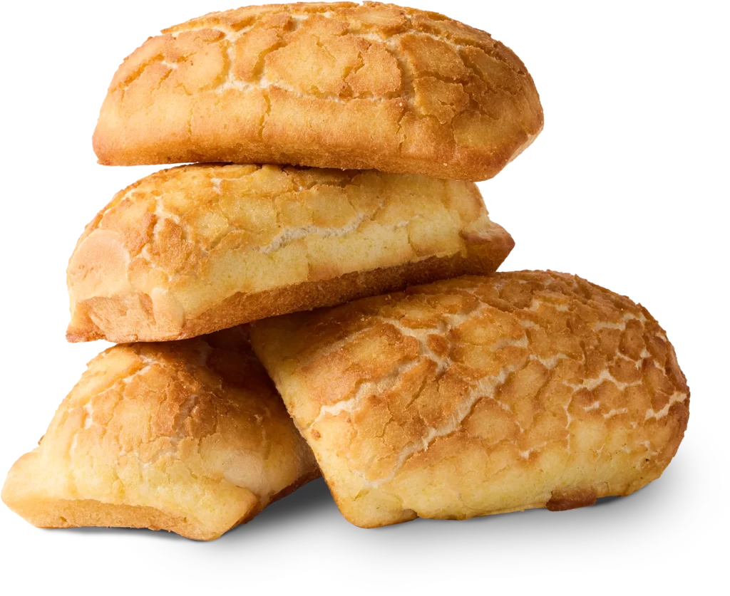 Dutch Crunch Bread Rolls Stacked